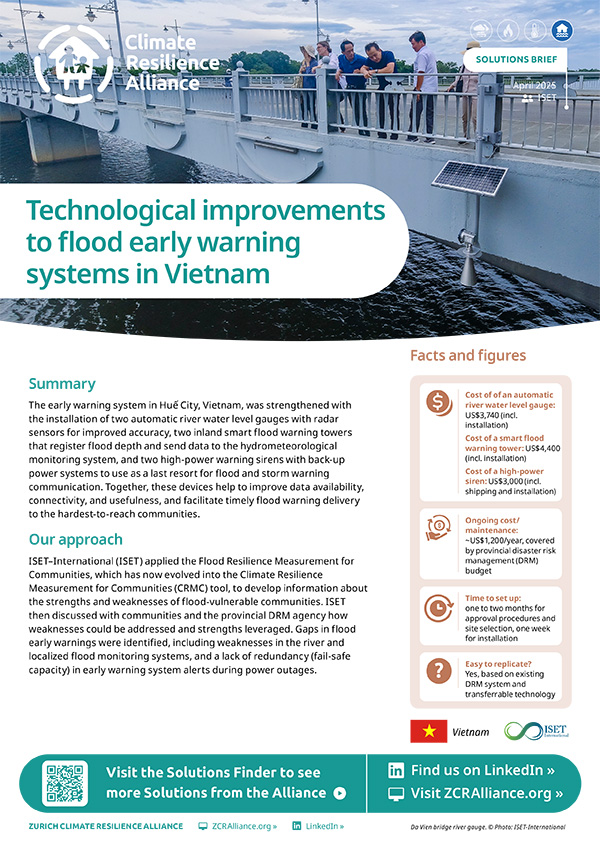 Technological improvements to flood early warning systems in Vietnam ...